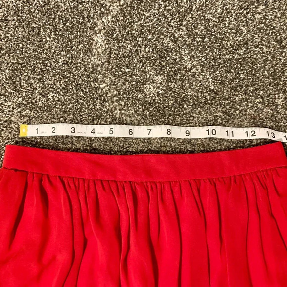 Two-piece red dress - bedazzled, halter, flowy bottom - Picture 3 of 11